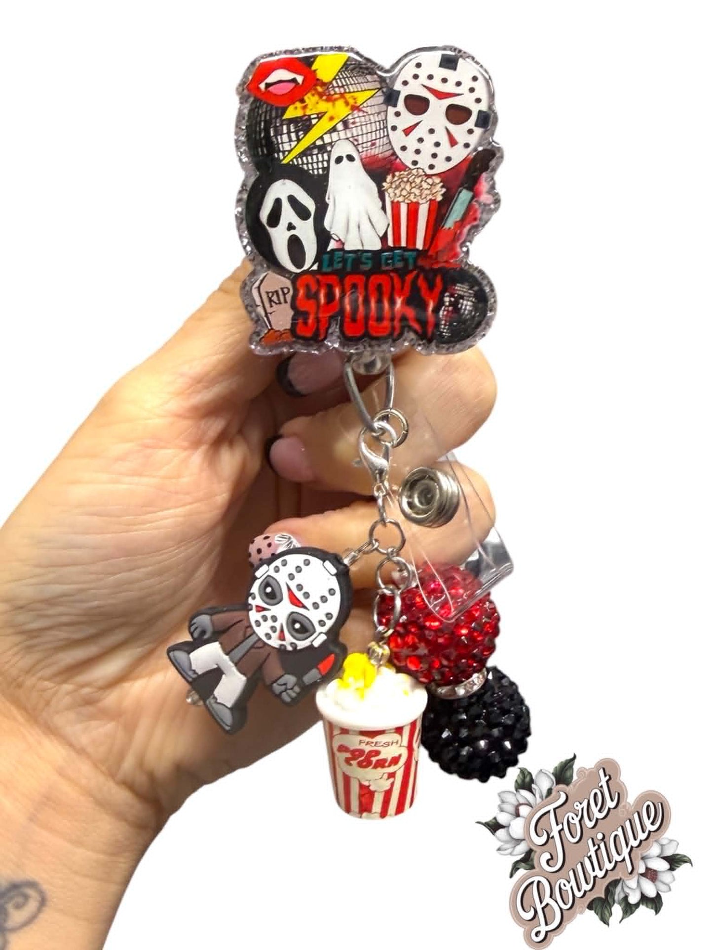 Spooky Movie with beads/charm