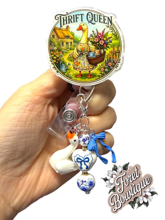 Thrift Queen with charm/beads