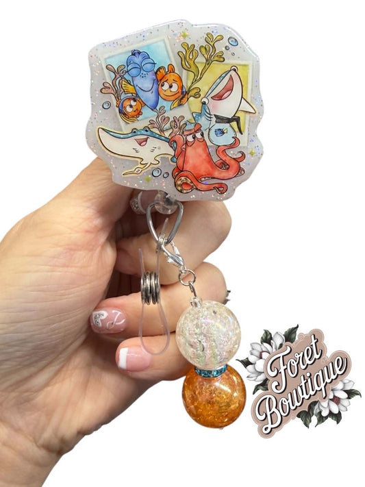 Fish and friends with beads